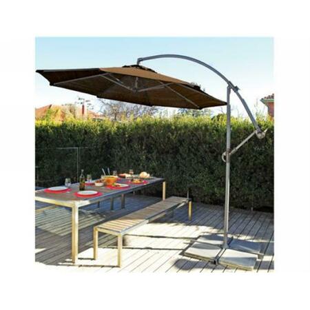 GAN EDEN 799870 10 ft. Cantilever Umbrella - Mocha GA53970